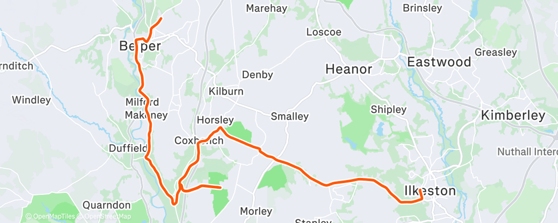 Map of the activity, Not thriving