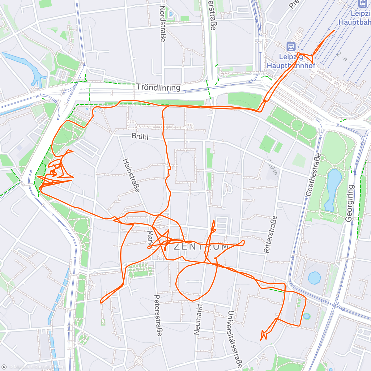 Map of the activity, 250306 Projekt Leipzig 2025 - Part 1