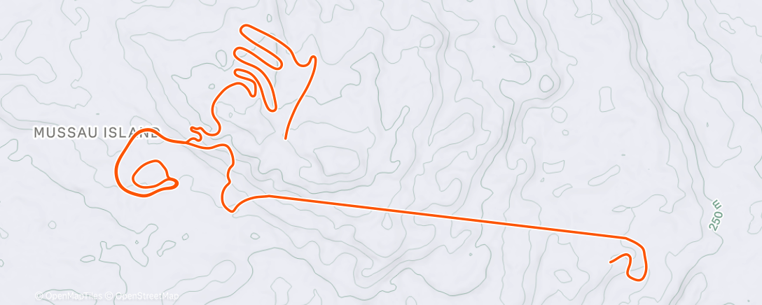 Map of the activity, TrainingPeaks Virtual - Straight Up