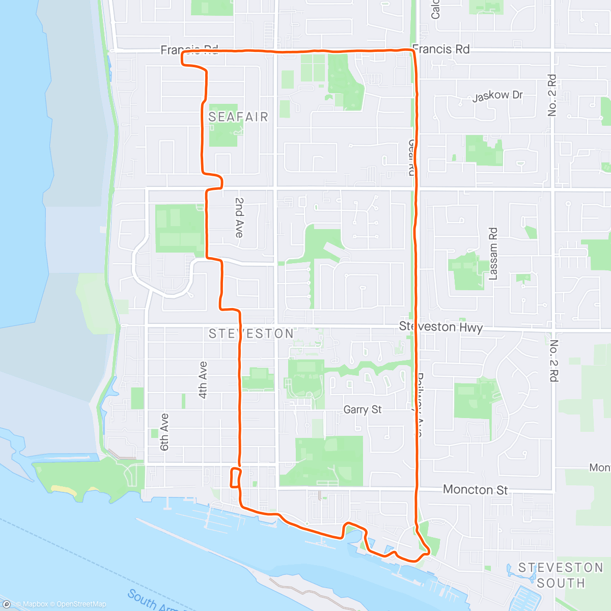 Map of the activity, ☁️ 🏃‍♀️ with SRC
