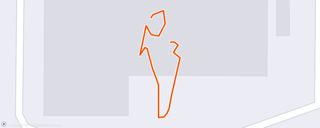 Map of the activity, Morning Run