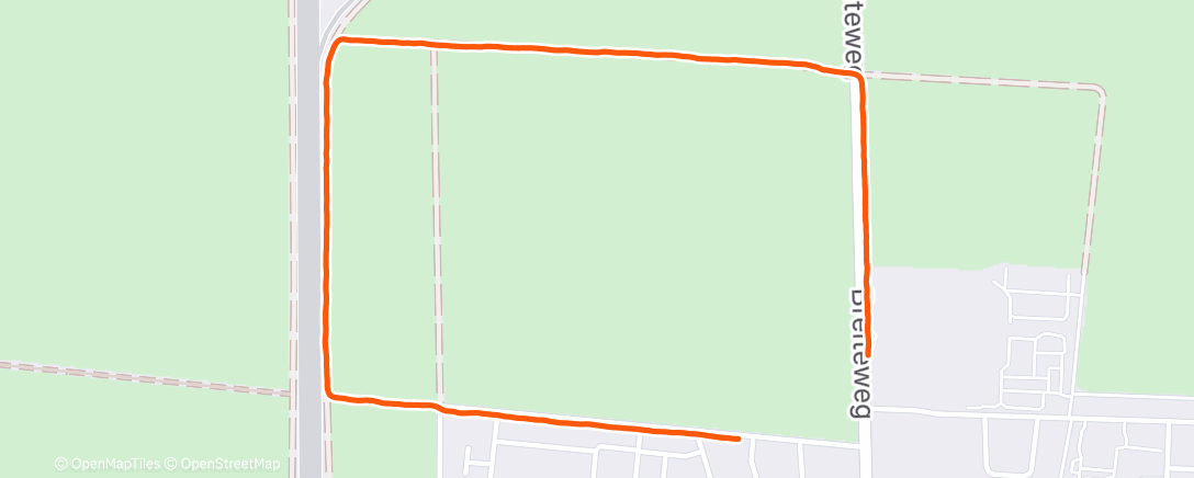 Map of the activity, Spaziergang am Nachmittag