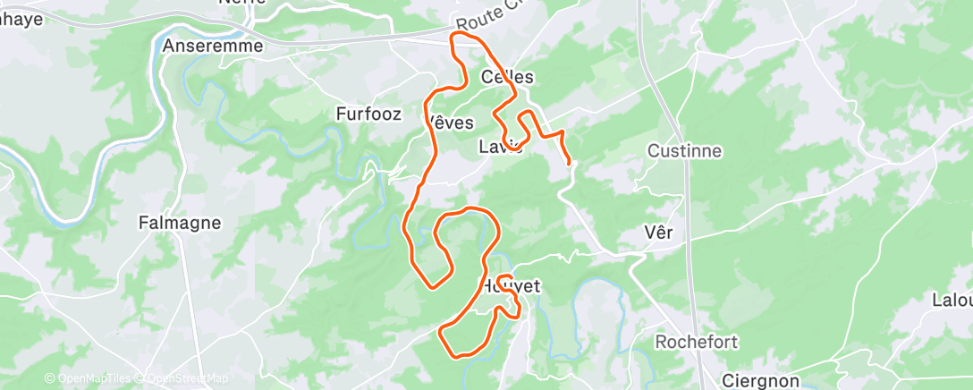 Map of the activity, MyWhoosh - TT Speed #2