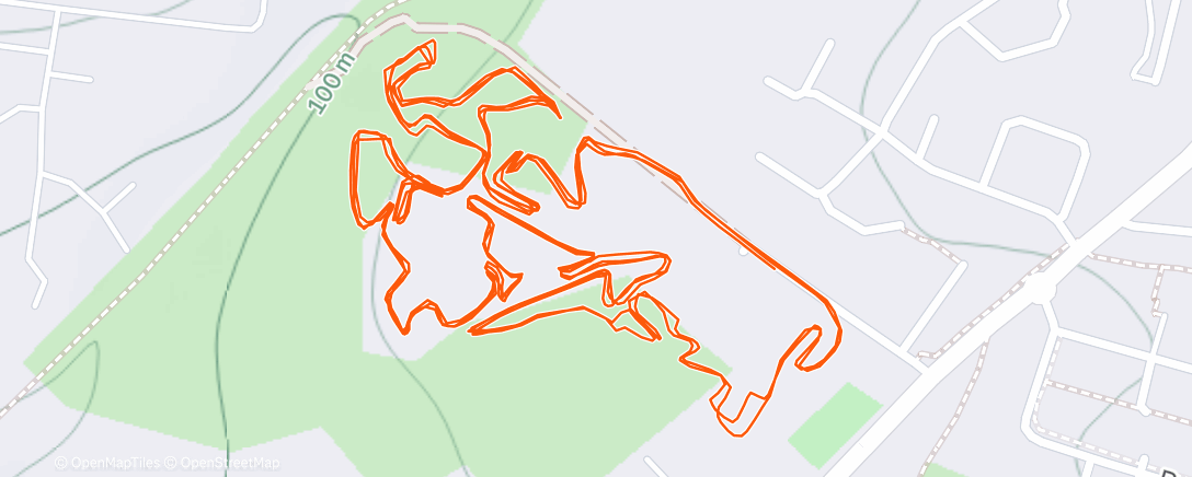 Map of the activity, Gravel dans l'après-midi