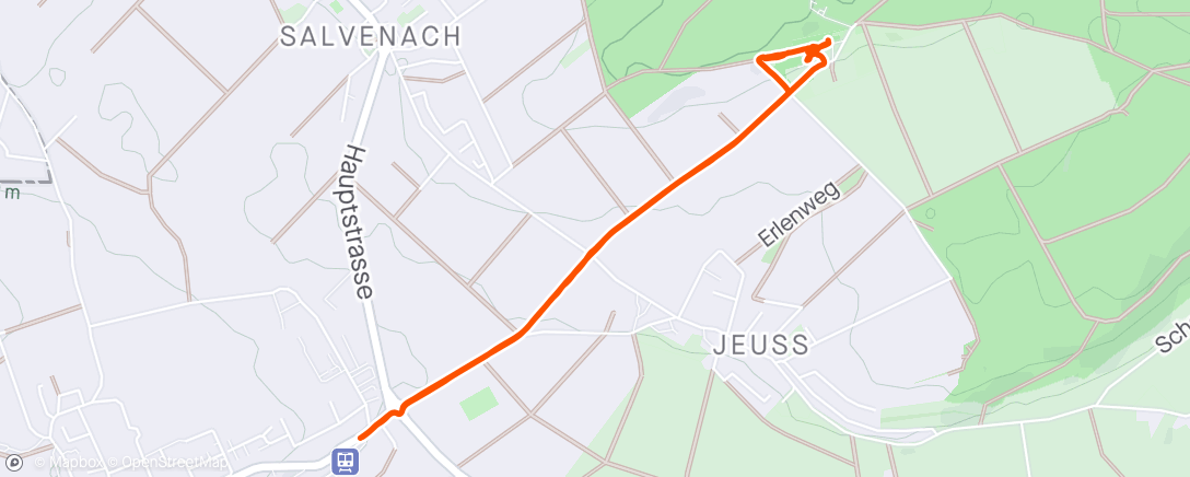 Map of the activity, Balade jogging trott‘