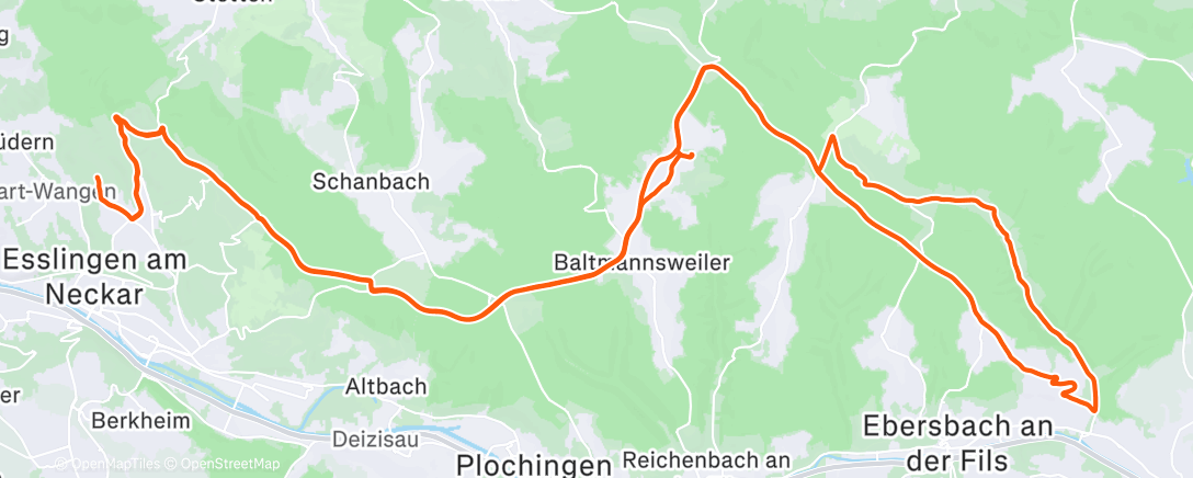 Map of the activity, Rokker-Tempo