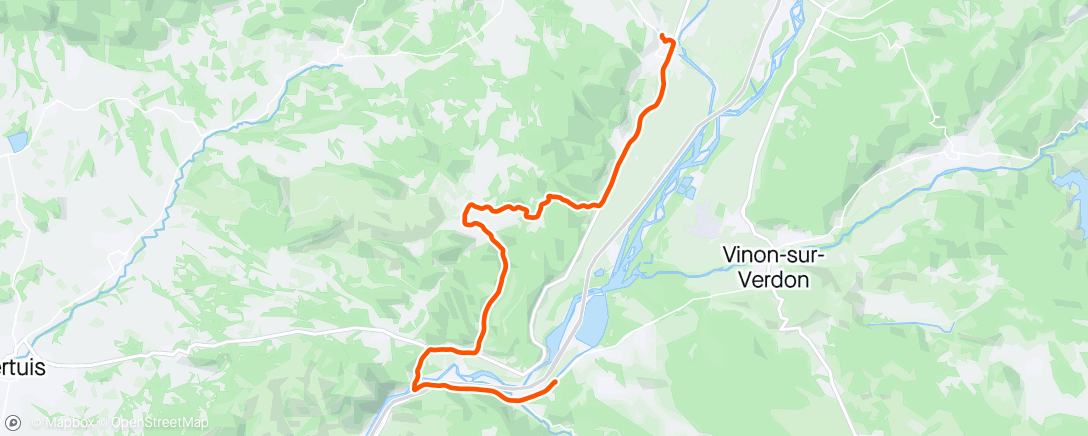 Mapa da atividade, Sortie vélo le matin retrouvaille cécé et seb