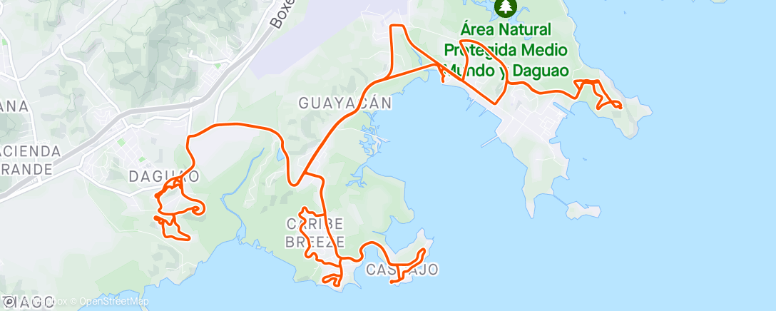 Map of the activity, 🇵🇷 Morning E-Ride MTB 🚴‍♂️ ⚡️- Roosevelt Road Base, Ceiba