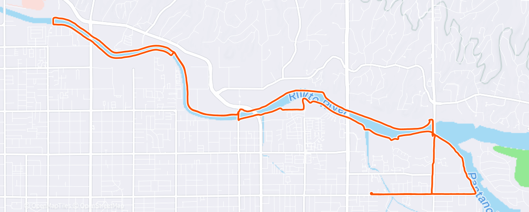 Map of the activity, The Running of the Javelinas