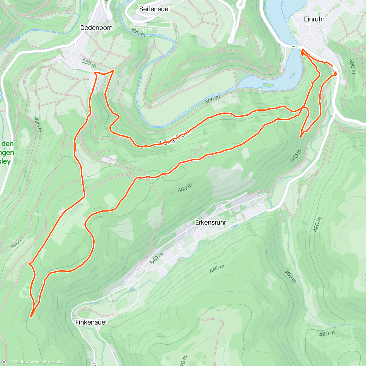 Carte de l'activité Wilder Wald im Nieselregen - Nationalpark Eifel