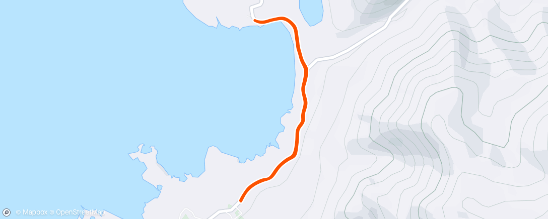 Map of the activity, Morning Run