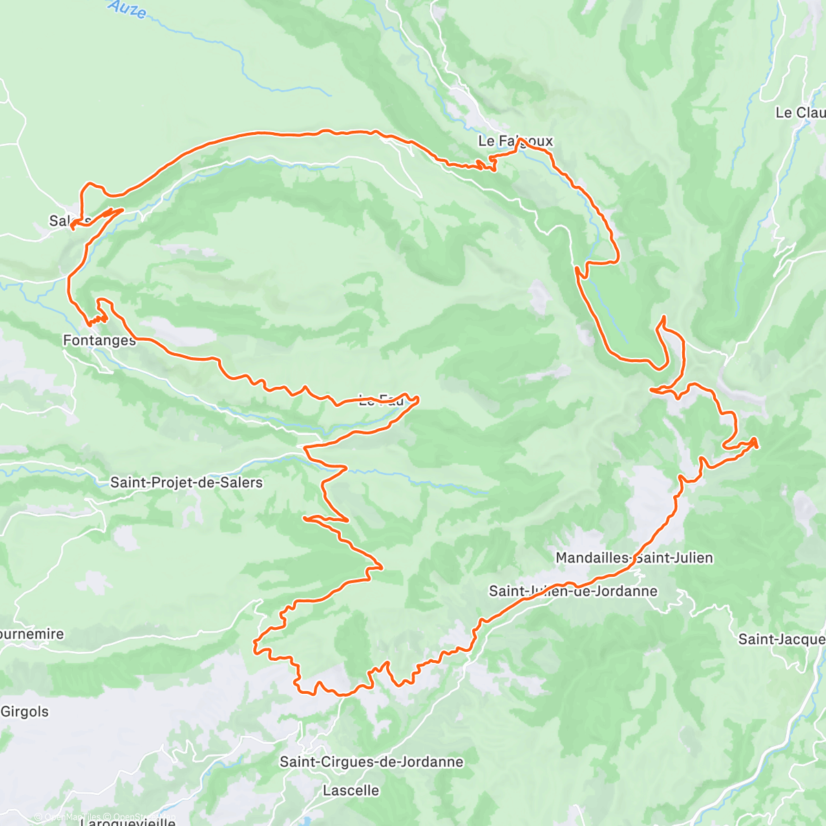 Карта физической активности (Y’a plus d’saisons)