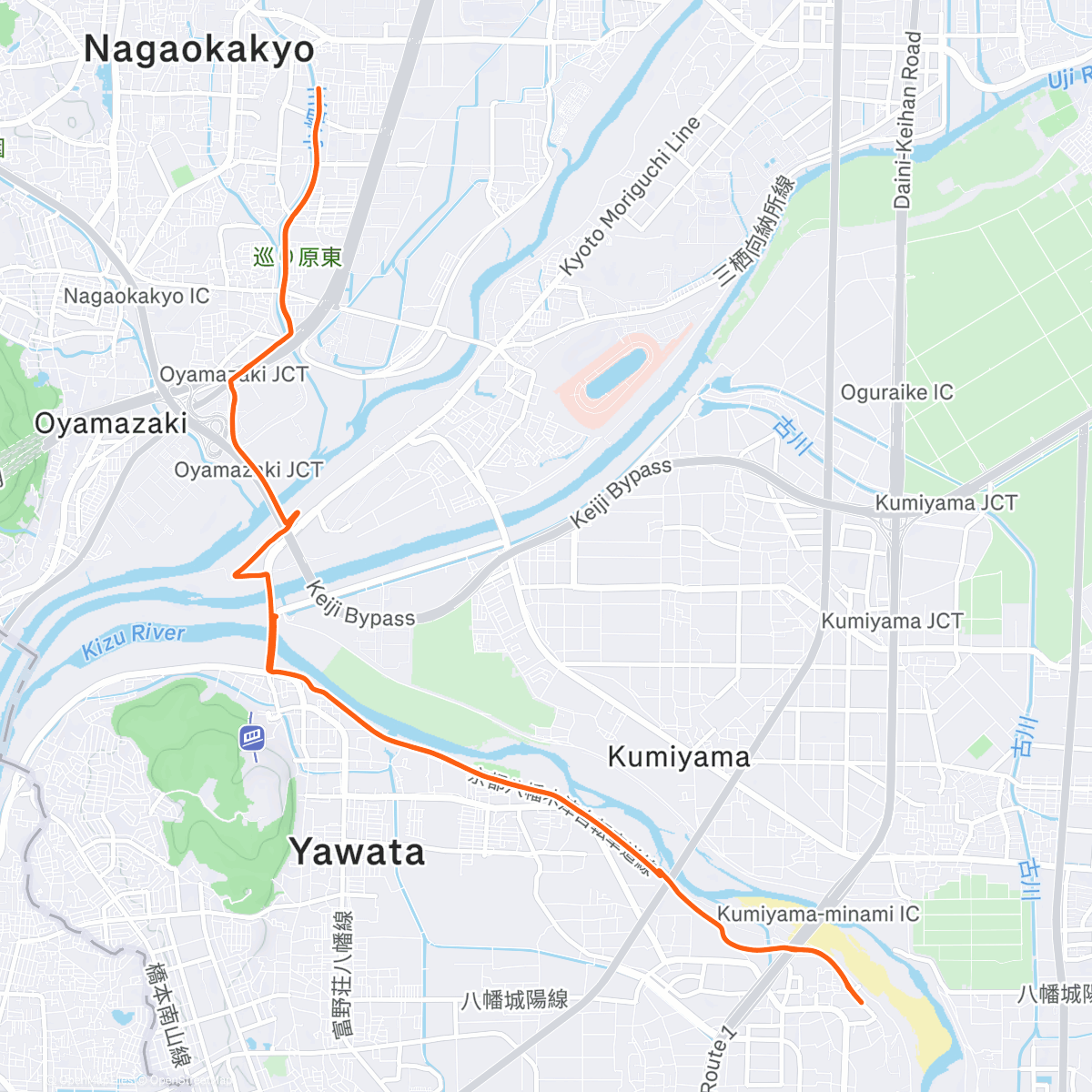 Map of the activity, 20251220-新しいTREK  Domane+SLR7で、いつものルートを走ってみました😀