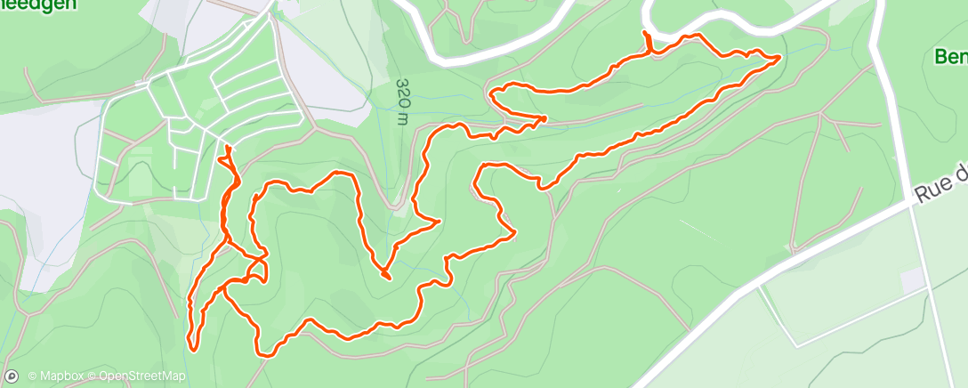 Map of the activity, Di pm hike L4