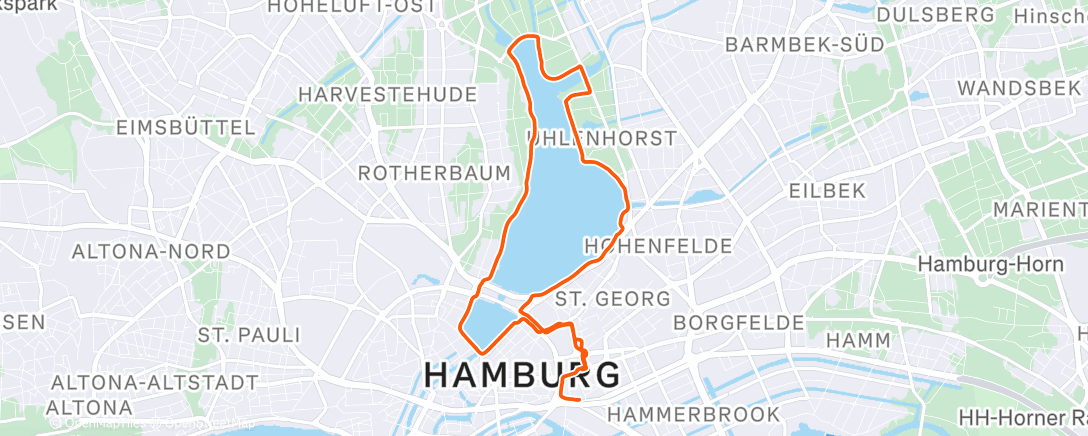 Map of the activity, Frozen Run