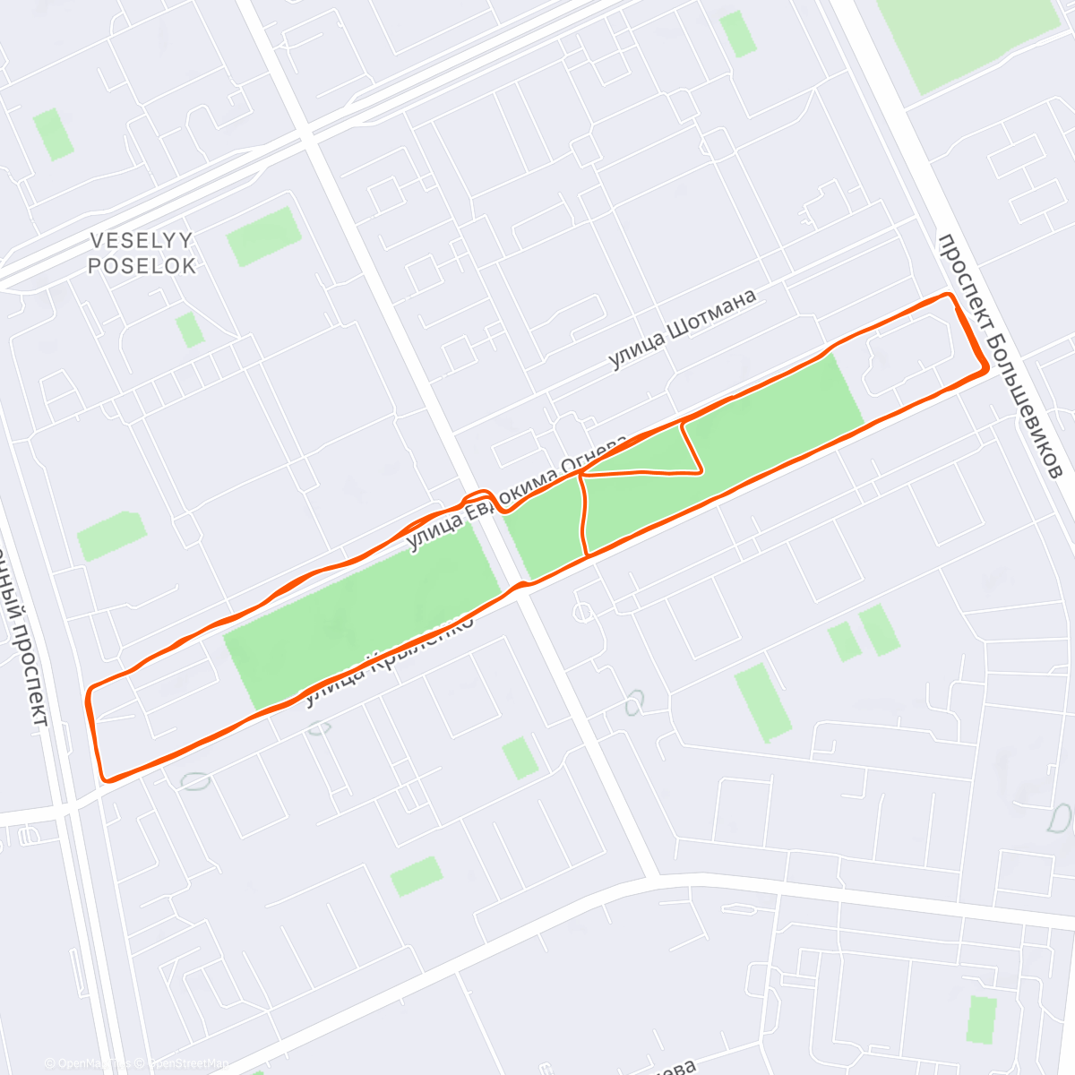 Карта физической активности (Час спокойно)