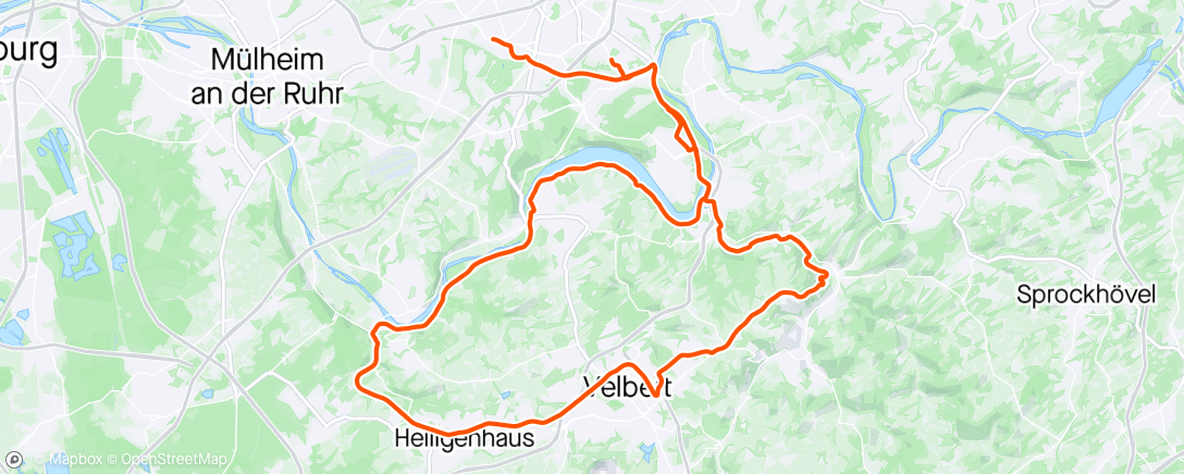 Map of the activity, After JHV Ausfahrt