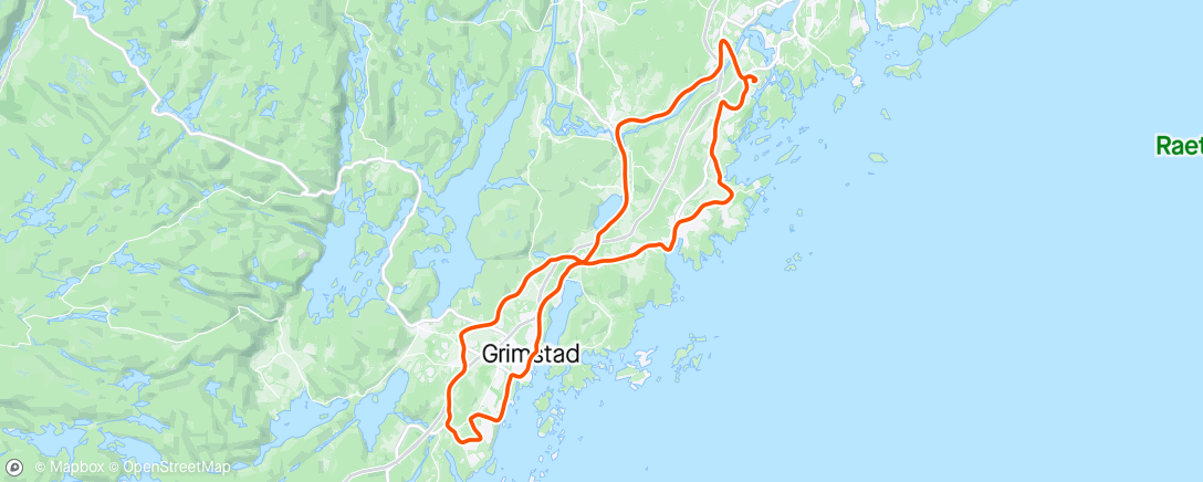 Map of the activity, Østerhusrunden