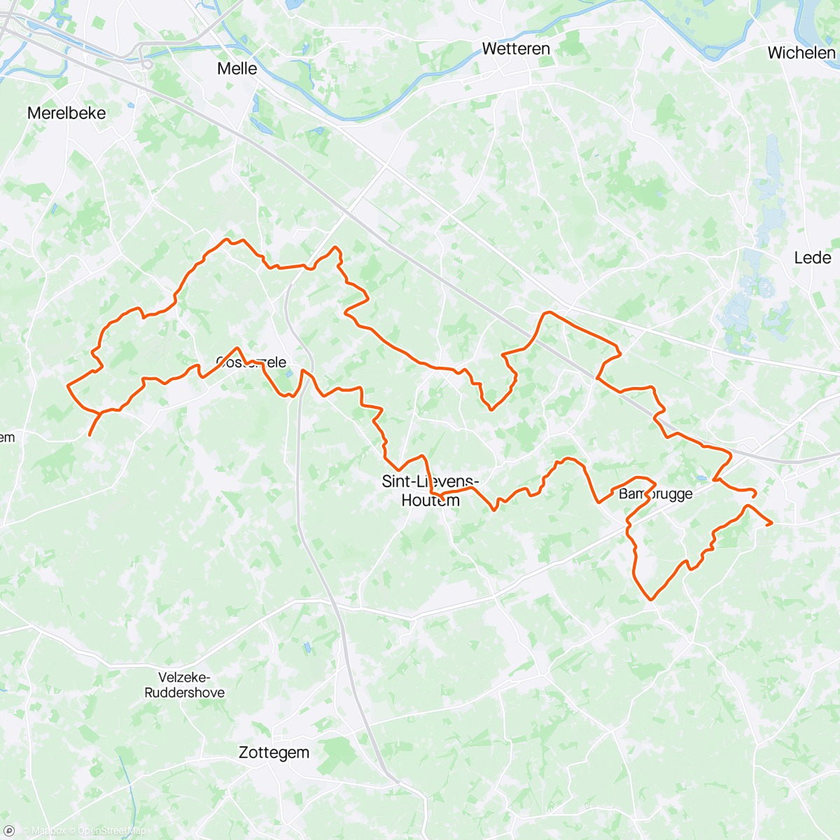 Map of the activity, Endorfine ride 🌞🤩 Gravelicious