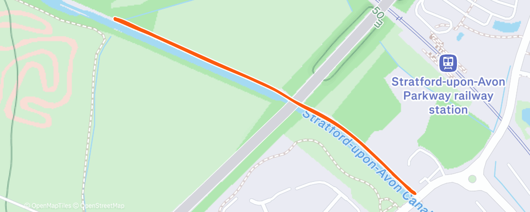 Map of the activity, 25 x 400 (45 sec rec)