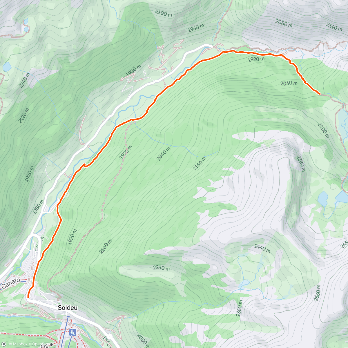 Map of the activity, Refugietur