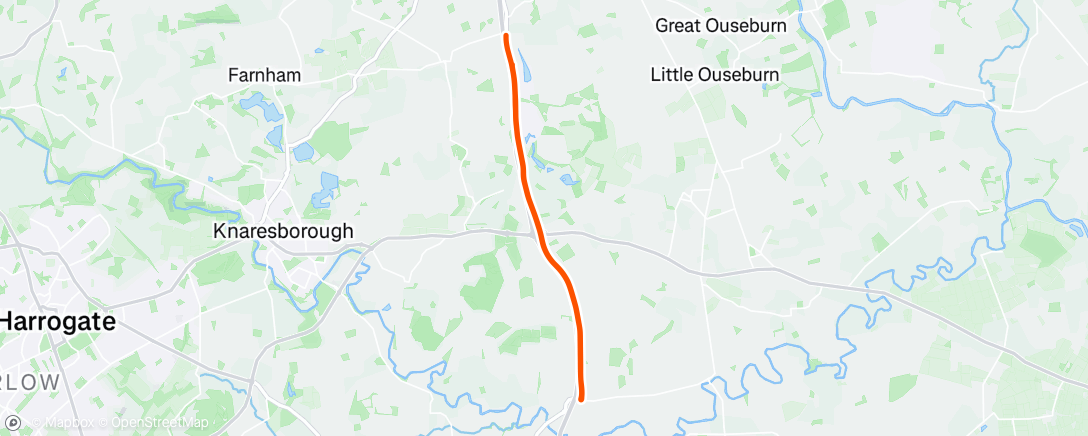Map of the activity, OCCer Ten TT Walshford