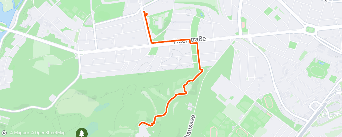 Map of the activity, Friday Morning Hike
