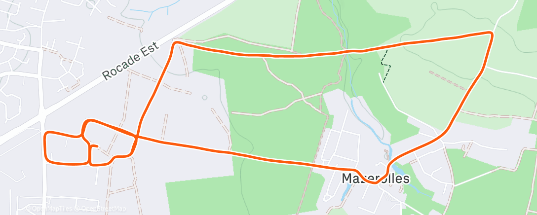 Карта физической активности (8km chill 🏃☀️)