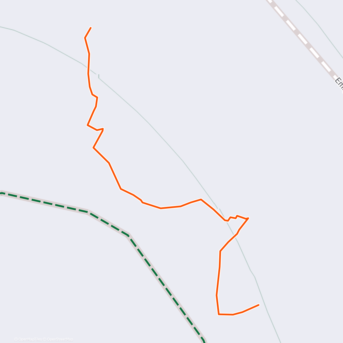 Map of the activity, Charlie Brown Christmas Tree