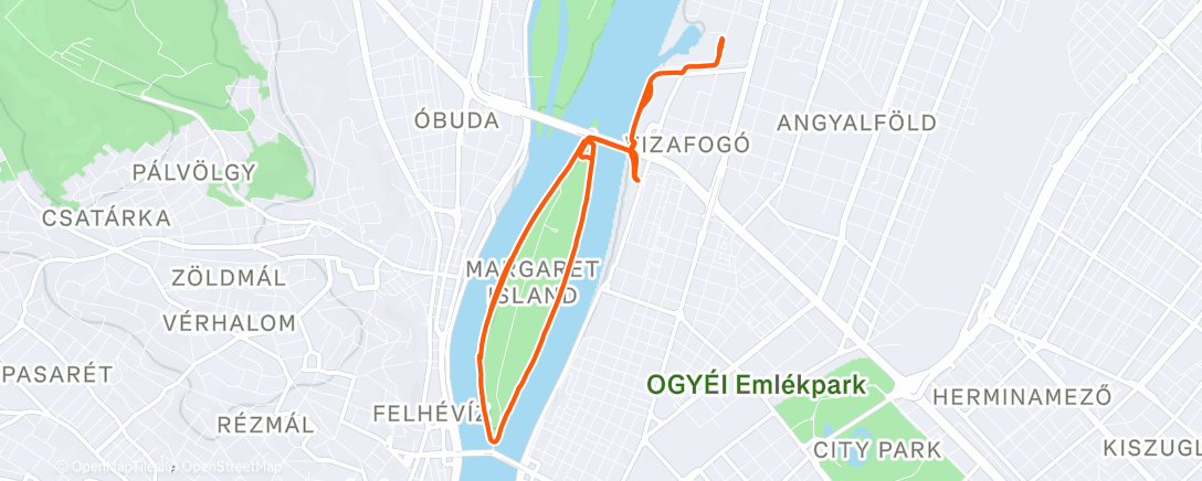 Map of the activity, 15x400m 🎄