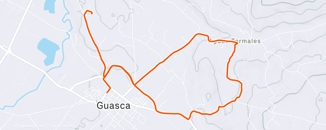 Map of the activity, Base con desnivel