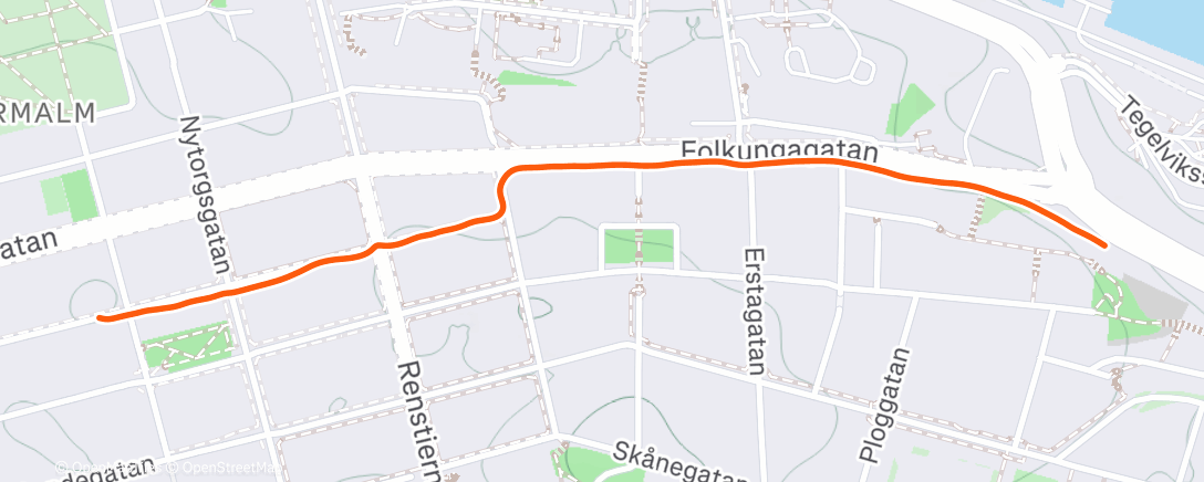Map of the activity, Från gymmet