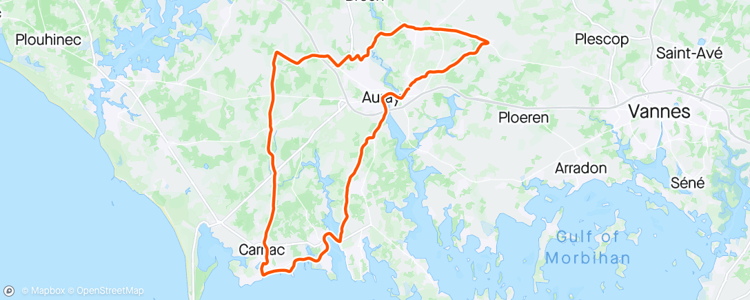 Map of the activity, Sortie Bisiklet