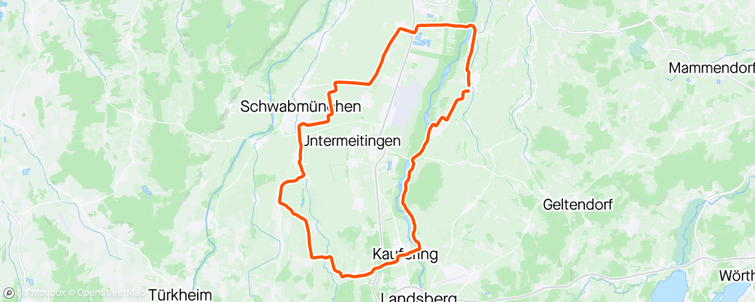 Map of the activity, Crossfahrt am Morgen