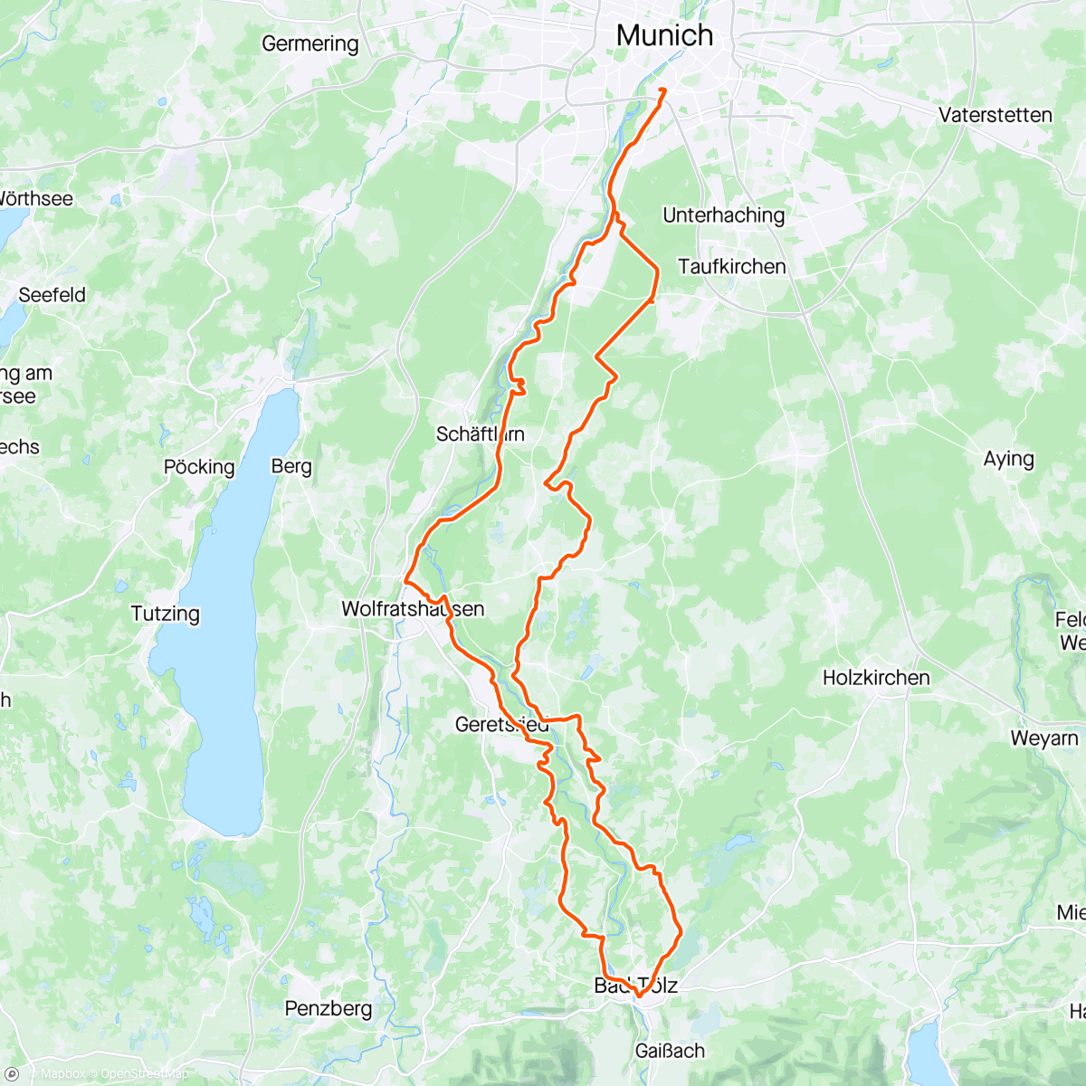 Map of the activity, Wolfbertis Schotter Abenteuer