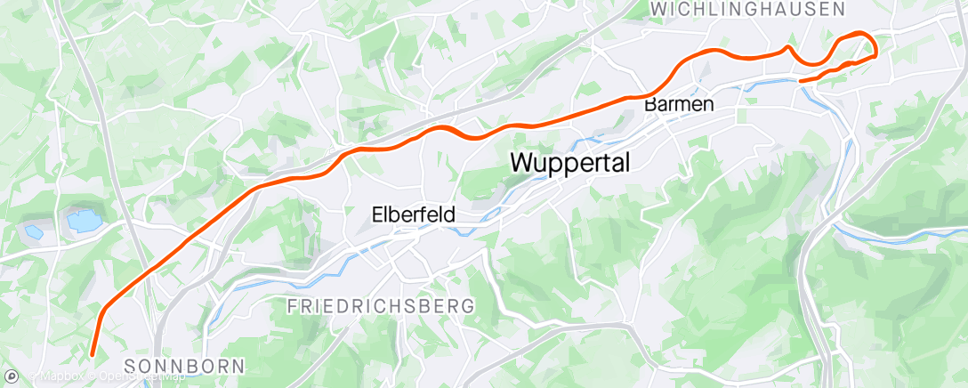 アクティビティ「Schwarzbachtrasse und NBT」の地図