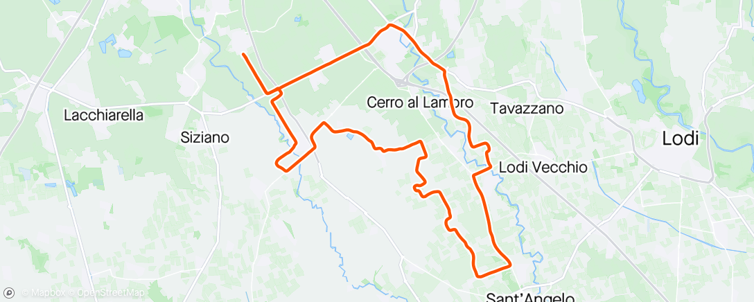 Map of the activity, Castiraga Vidardo
