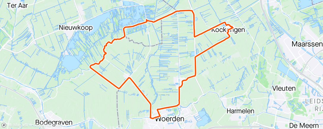 Map of the activity, Samen rondje Meije/Zegveld