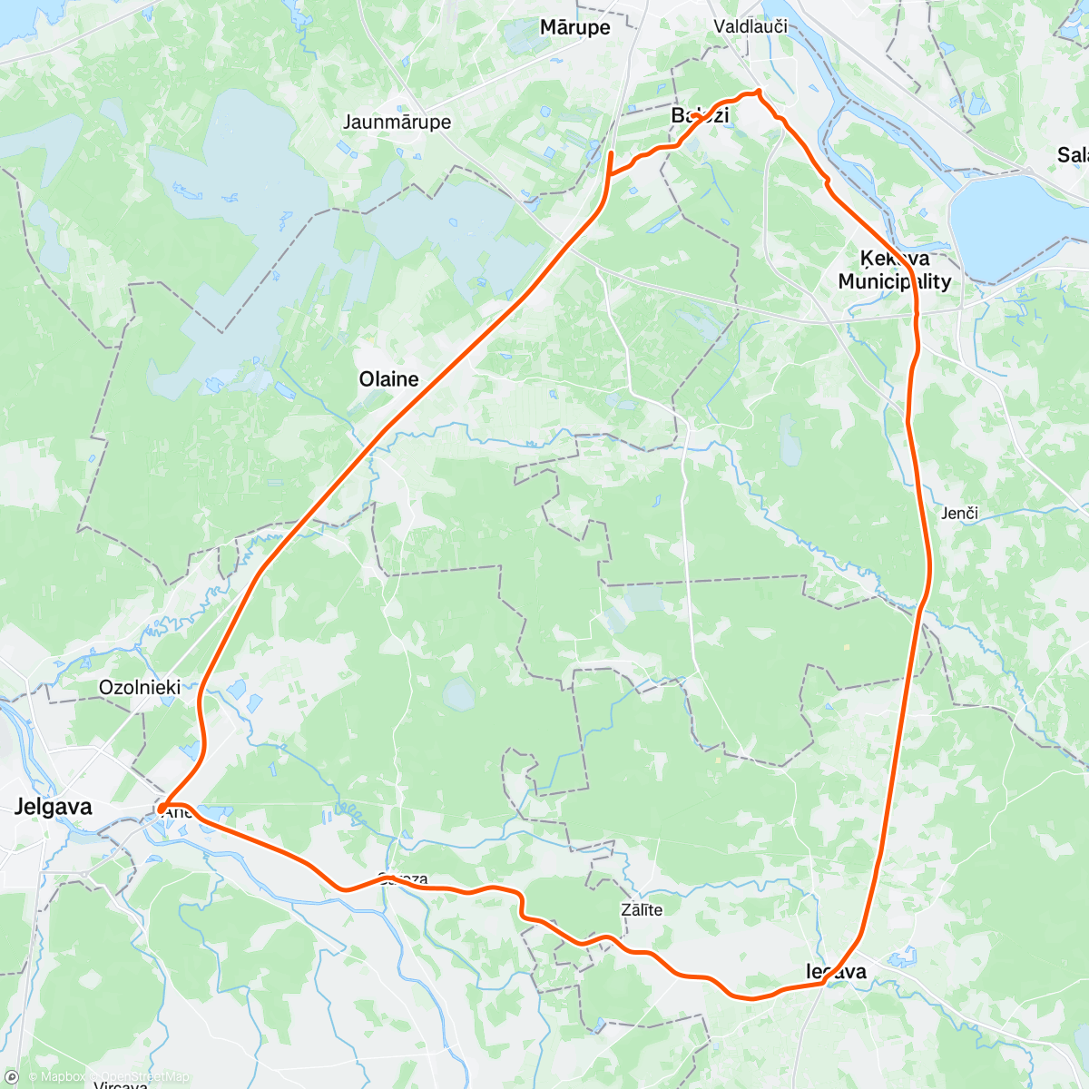 Map of the activity, Mierīgais pirms svētku laiks