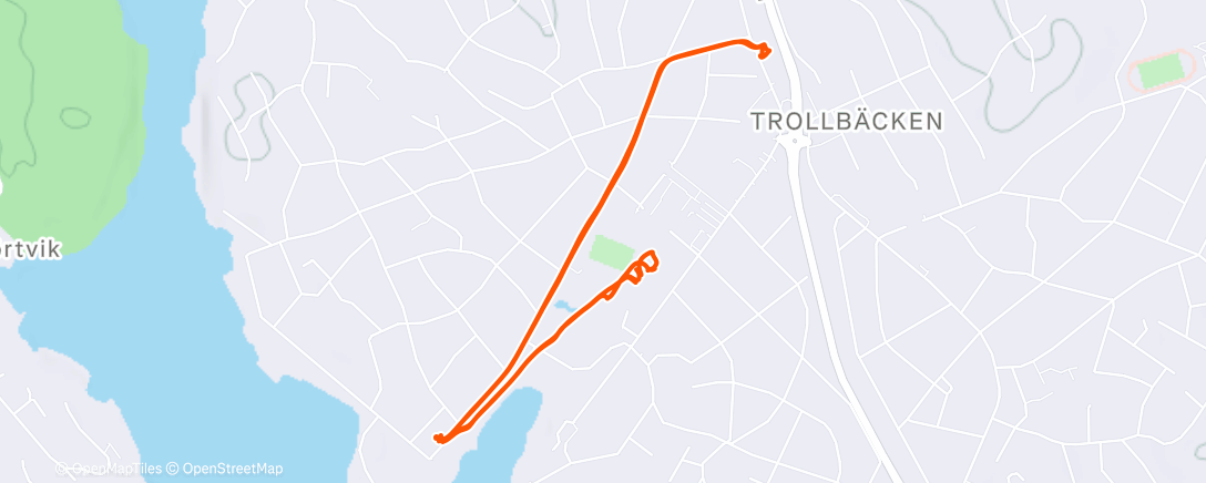 Map of the activity, Lunch Walk