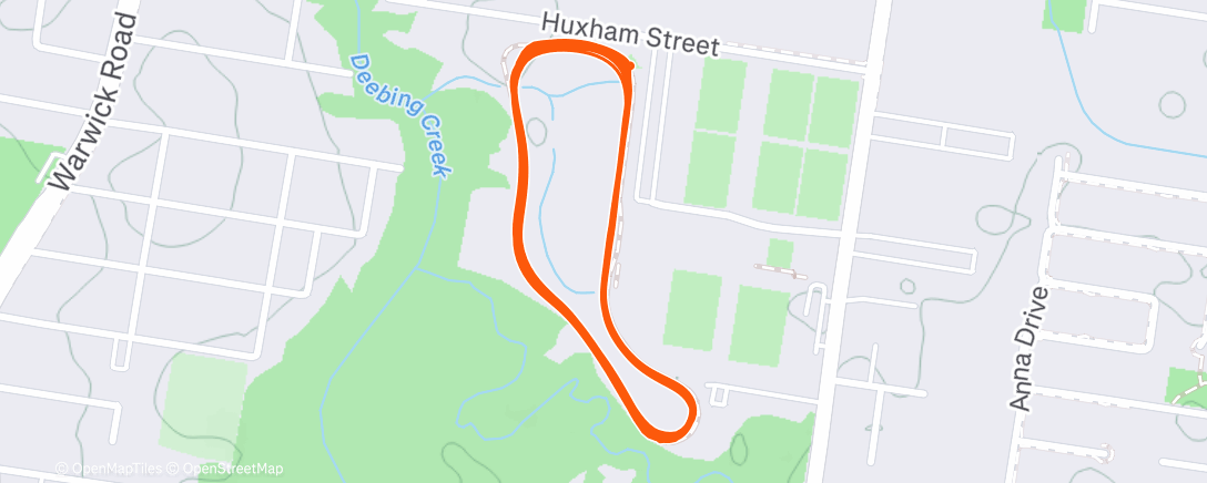 Map of the activity, Morning Ride