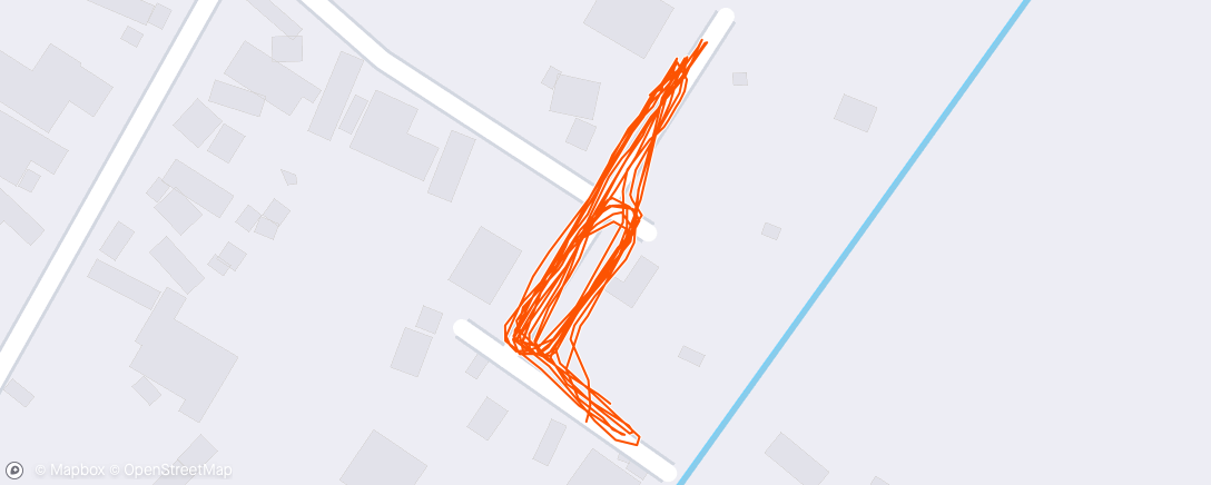 Map of the activity, Evening Run