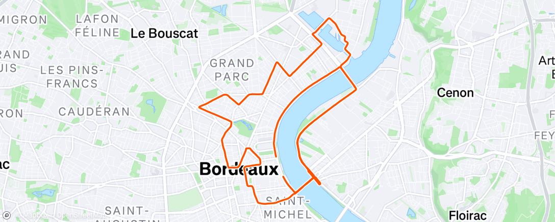 Map of the activity, 1er Semi-marathon avec les suduku ❤️