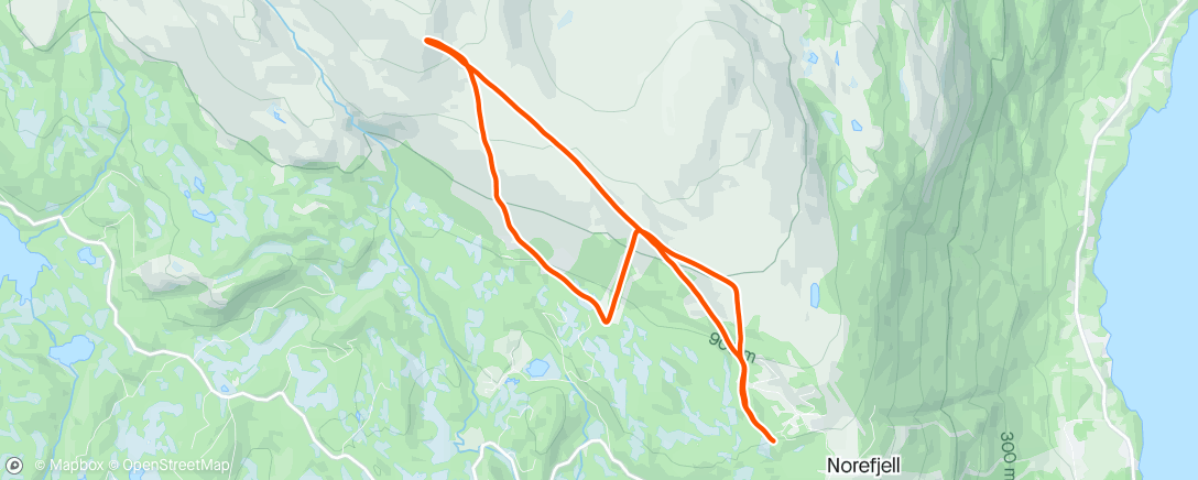 Map of the activity, Rando med Fredrik til Augunshaug 🤩
