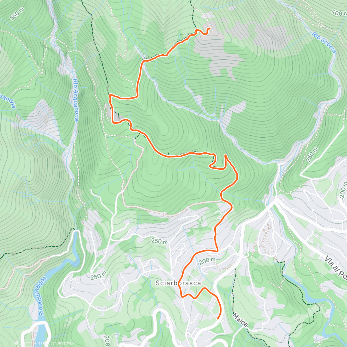 Map of the activity, Vertical alla stella 🌟 🥇