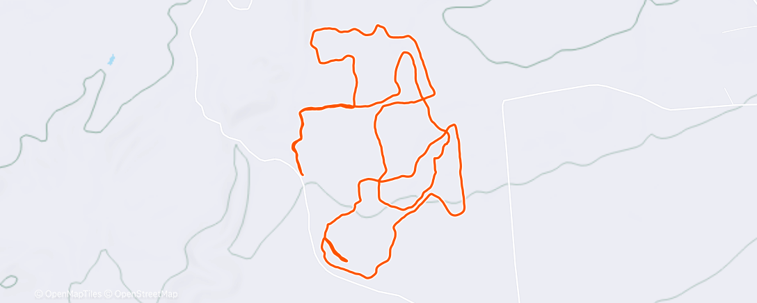 Map of the activity, Lunch Nordic Ski