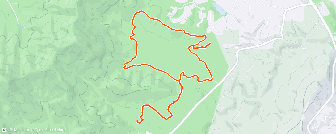 Mapa da atividade, Evening Run