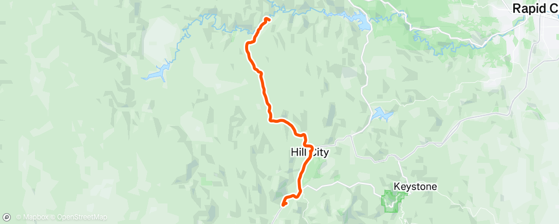 Map of the activity, Morning Ride