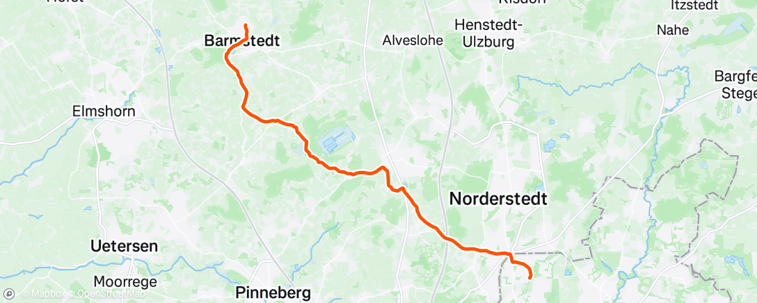 Map of the activity, Fahrt am Nachmittag