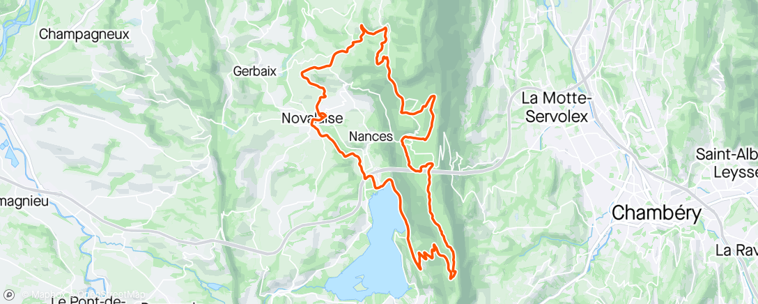 Map of the activity, La Mandrinoise